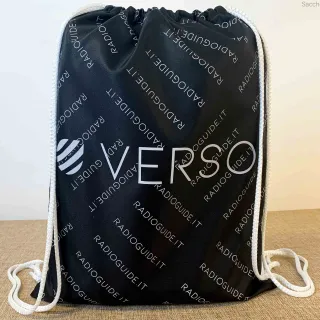 Zaino a spalla in Nylon nero