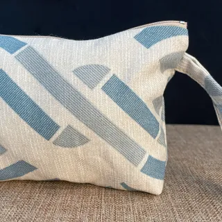 Pochette in cotone panama prestampato