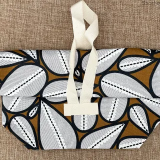 Pochette arrotolata in cotone prestampato 3