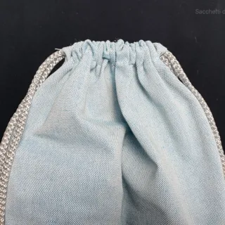 Zaino in cotone melange con divisorio 4 