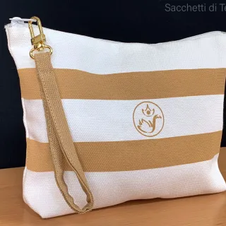 pochette porta trucchi in cotone canvas 2