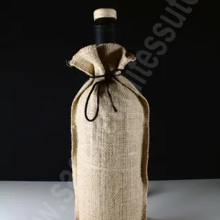 porta bottiglie in juta 